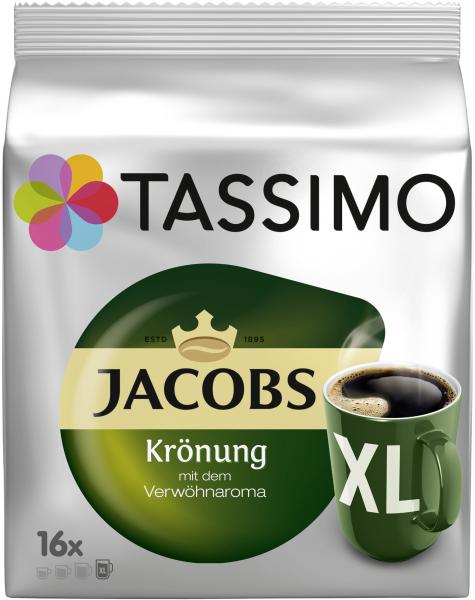 Tassimo Kapseln Jacobs Krönung XL, 16 Kaffeekapseln von Tassimo