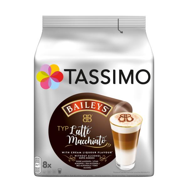 Tassimo Kapseln Typ Latte Macchiato Baileys, 8 Kaffeekapseln von Tassimo