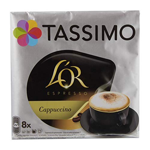 Tassimo LOr Espresso Cappuccino, Kaffee, Kaffeekapsel, T-Disc, Milchkaffee, 40 Portionen von Tassimo