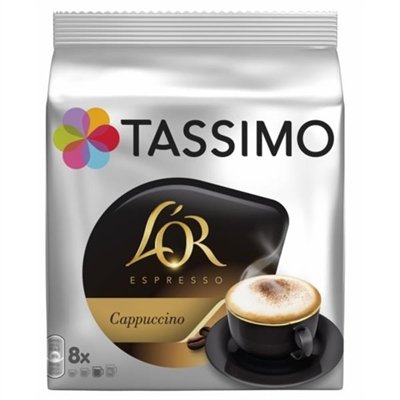 Tassimo LOr Espresso Cappuccino, Kaffee, Kaffeekapsel, T-Disc, Milchkaffee, 40 Portionen von Tassimo