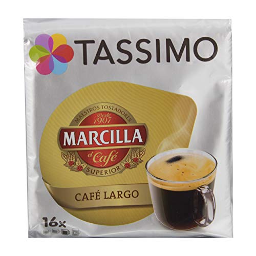 Tassimo Marcilla Café Largo, Kaffee, Kaffeekapsel, Gemahlener Röstkaffee, 80 T-Discs von Tassimo