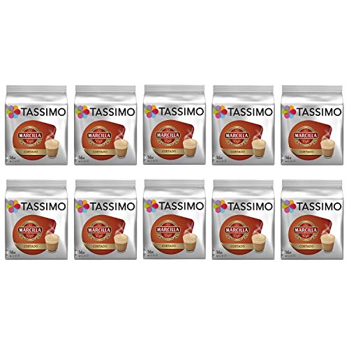 Tassimo Marcilla Cortado Kaffeepads - 10 Packungen (160 Getränke) von Tassimo