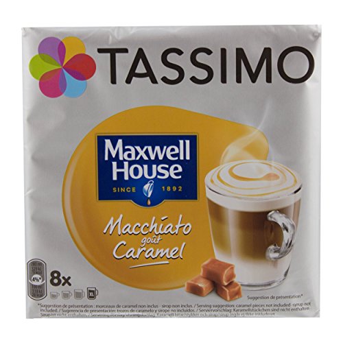 Tassimo Maxwell House Latte Macchiato Karamell 16 T-Discs 8 Portionen von Tassimo