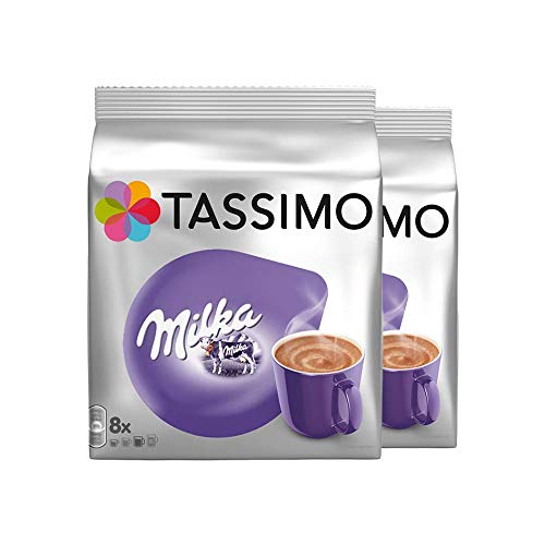 Tassimo Milka Kakao-Spezialität, Schokolade, Kapsel, 2er Pack, 2 x 8T-Discs (16 Portionen) von GroceryCentre