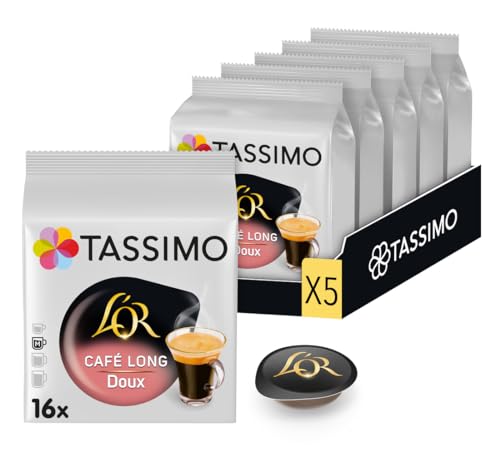 Tassimo Tassimo kaffeepads gold lange erfrischungsgetränke 80 (5x16 packung tdisc) von Tassimo