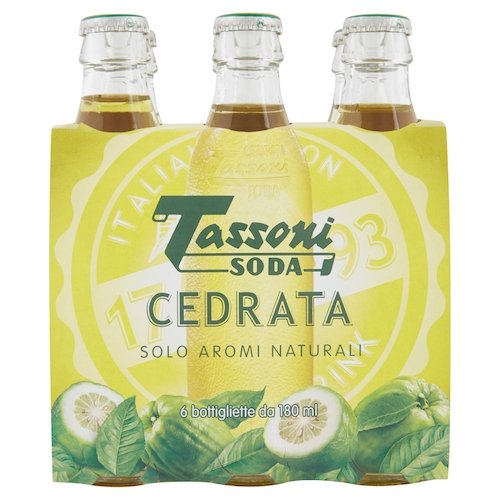 Tassoni - CEDRATA : SODA AU CEDRAT DE CALABRE X 6 von Cedral Tassoni