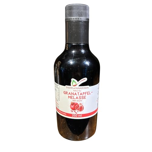 Granatapfelsirup pur 350ml - Granatapfelmelasse (Nar eksisi) 250 ml von TASTE of ANATOLIA Feinkost Oase, 100% natürlich. Aus HATAY-Türkei. (Namensänderung: auf Melasse und 250 ml) von Taste of Anatolia