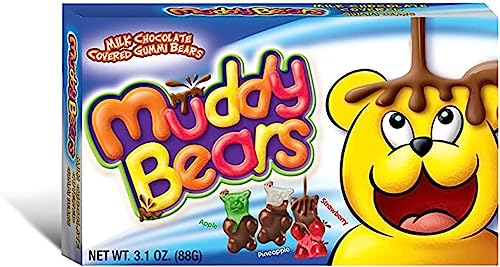 American Muddy Bears: Schokolade überzogene Gummibärchen 88gr von TASTE OF NATURE ORGANIC