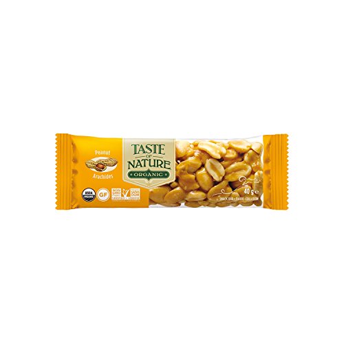 Taste of Nature Müsliriegel Argentina Peanut Plains, 4er Pack (4 x 40 g) - Bio von TASTE OF NATURE ORGANIC