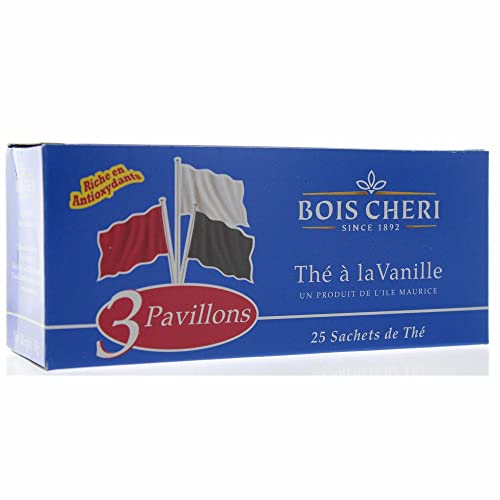 Bois Cheri Schwarztee mit Vanillegeschmack - Trois Pavillons (50g - 25 Beutel) von Taste of Paradise by Mauritius