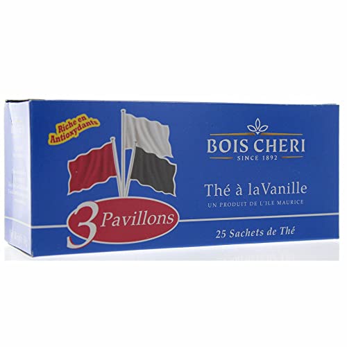 Bois Cheri Schwarztee mit Vanillegeschmack - Trois Pavillons (50g - 25 Beutel) von toauo