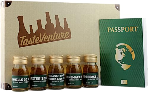 World of Whisky Tasting Geschenkset 5x30ml - Irish Pub Classics 40,4% - Tasteventure von Tasteventure