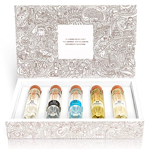 Tastillery Gin Tasting Probierset “Gin Weltreise” in Geschenkbox (5 x 50ml) von Tastillery