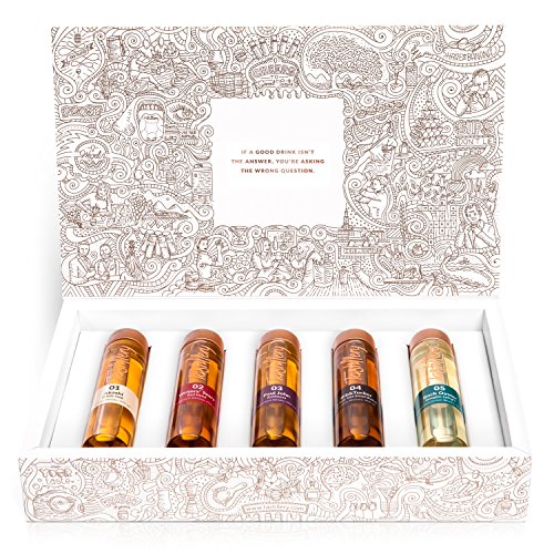 Tastillery Whisky Tasting Probierset"Whisky Weltreise" in Geschenkbox (5 x 50ml) - bekannt aus"Die Höhle der Löwen" | Probier Set | Whiskey Set | Whisky Set | von Tastillery