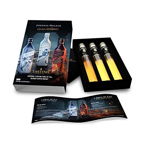 Game Of Thrones Johnnie Walker Tasting Collection | 3 x 25 ml Blended Scotch Whisky | gift set von JOHNNIE WALKER