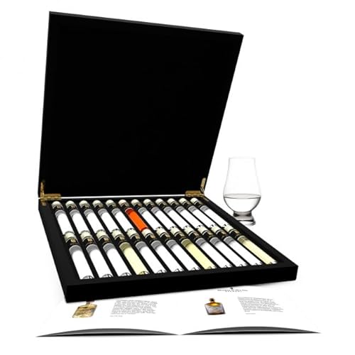 Premium Gin Tasting Collection | 24 Proben in Geschenkbox aus Holz 24.1.2 | 0,6L (42,5 % Vol.) von Tasting Collection
