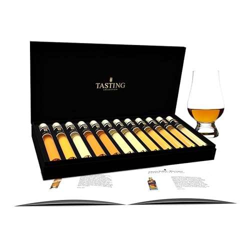 Whisky Tasting Collection | 12 Proben Johnnie Walker in Geschenkbox 12.4.2 | 0,3L (41,4 % Vol.) von Tasting Collection