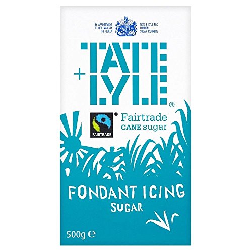 Tate & Lyle Fairtrade-Fondant Puderzucker (500 g) - Packung mit 2 von Tate & Lyle