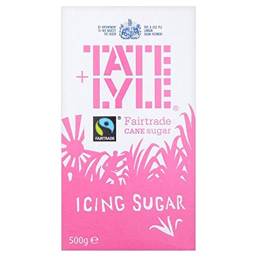 Tate & Lyle Fairtrade Puderzucker (500 g) - Packung mit 2 von Tate & Lyle