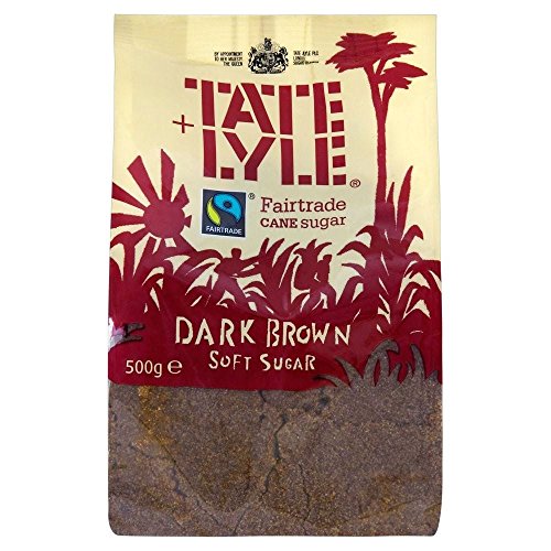 Tate & Lyle Fairtrade Weiche Dark Brown Rohrzucker (500g) - Packung mit 6 von Tate & Lyle