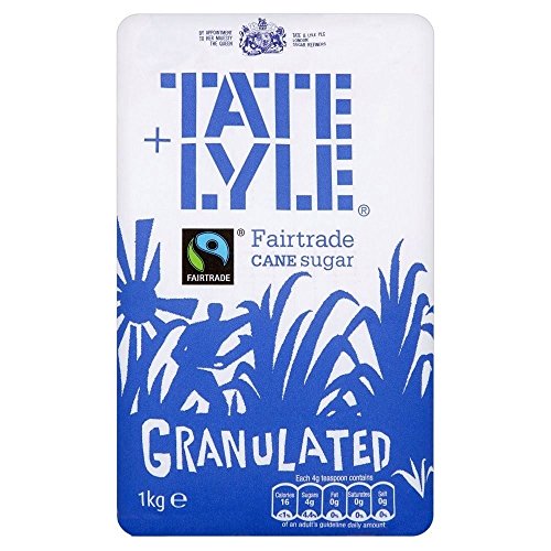 Tate & Lyle Fairtrade Granulated reiner Rohrzucker (1 kg) - Packung mit 6 von Tate & Lyle