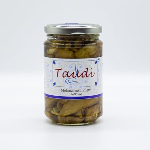 Auberginenfilets in Öl – mediterraner Geschmack in jedem Bissen – handwerklich hergestellte italienische Konfitüre 280g Auberginenfilets in Öl – mediterraner Geschmack in jedem Bissen – handwerklich hergestellte italienische Konfitüre 280g von Taudì