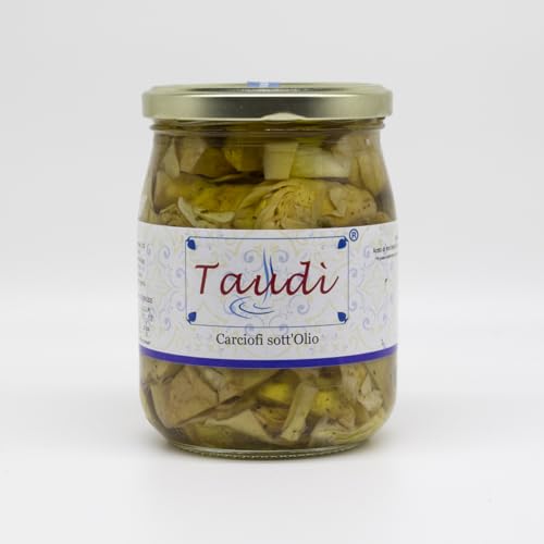 Bauernartischocken in Öl – sizilianische Artisan-Konserven von Taudì im Glas, natürliche Zutaten, 510 g Bauernartischocken in Öl – sizilianische Artisan-Konserven von Taudì im Glas, natürliche Zutaten, 510 g von Taudì
