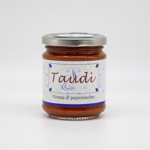 Handgemachte Chilicreme - 100% Natürlich, Ohne Konservierungsstoffe - Taudì Conserve - 180g Handgemachte Chilicreme - 100% Natürlich, Ohne Konservierungsstoffe - Taudì Conserve - 180g von Taudì