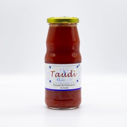 Handwerklich hergestelltes sizilianisches Tomatenpüree im 340-g-Glas – Ausgewählte Tomaten und traditionelle Verarbeitung – Taudì Conserve Handwerklich hergestelltes sizilianisches Tomatenpüree im 340-g-Glas – Ausgewählte Tomaten und traditionelle Verarbeitung – Taudì Conserve von Taudì
