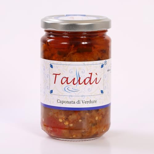 Sizilianische Gemüse-Caponata - Taudì Glaskonserven Sizilianische Handwerkskonserven 280 g Sizilianische Gemüse-Caponata - Taudì Glaskonserven Sizilianische Handwerkskonserven 280 g von Taudì