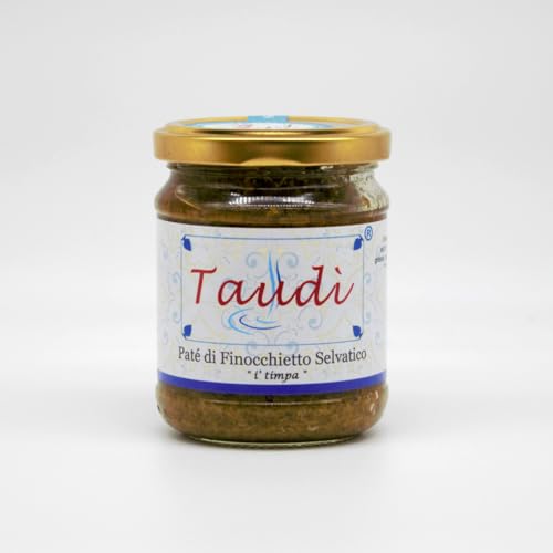 Sizilianische Patè mit wildem Fenchel – Authentischer, handwerklich hergestellter Geschmack | Taudì Konserven aus 100% natürlichem sizilianischem Glas 180 g von Taudì