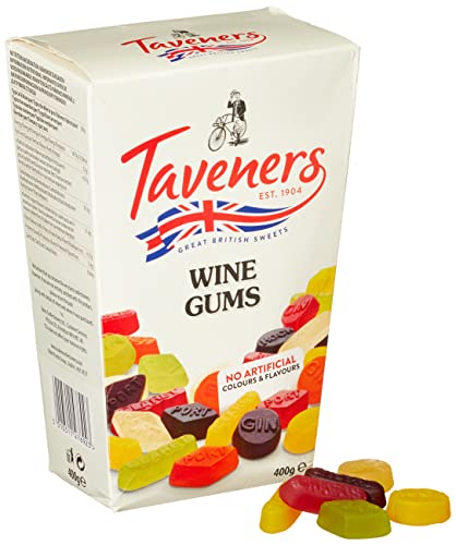 Taveners Wine Gums - Weingummi, 400 g von Taveners
