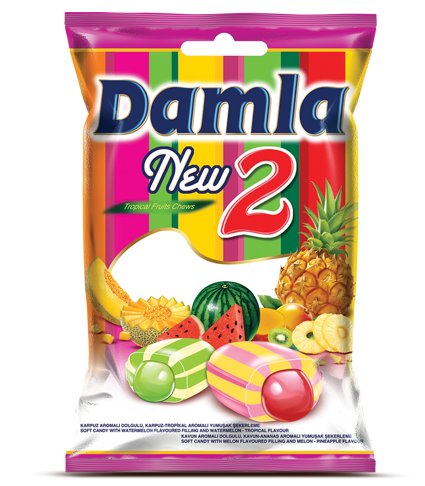 Tayas Damla Kauspielzeug für Wassermelonen, tropische Früchte, 500 g, 2 Stück Tayas Damla Kauspielzeug für Wassermelonen, tropische Früchte, 500 g, 2 Stück von Tayas
