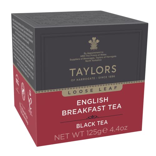 Taylor's of Harrogate English Breakfast Leaf Tea 125 g, 1er Pack (1 x 125 g) von TAYLORS OF HARROGATE