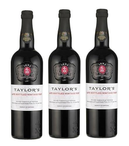 3x 0,75l - Taylor's - Late Bottled Vintage - Vinho do Porto D.O.P. - Portugal - Portwein süß von Taylor's Port