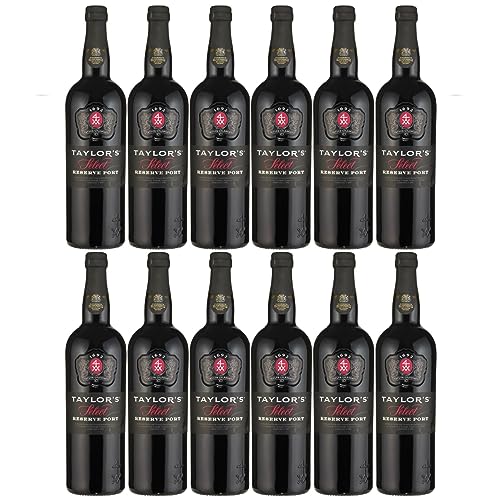 Taylor’s Port Ruby Select Portwein süß rot Portugal Inkl. FeinWert E-Book (12 x 0,75l) von Taylor’s Port