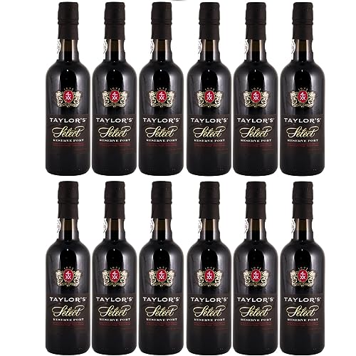 Taylor’s Port Ruby Select halbe Flasche Portwein süß rot Portugal Inkl. FeinWert E-Book (12 x 0,375l) von Taylor’s Port