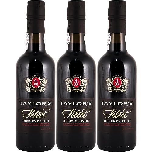 Taylor’s Port Ruby Select halbe Flasche Portwein süß rot Portugal Inkl. FeinWert E-Book (3 x 0,375l) von Taylor’s Port