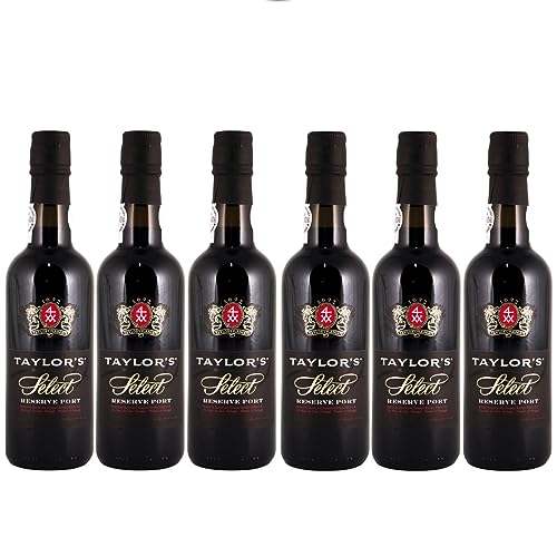 Taylor’s Port Ruby Select halbe Flasche Portwein süß rot Portugal Inkl. FeinWert E-Book (6 x 0,375l) von Taylor’s Port