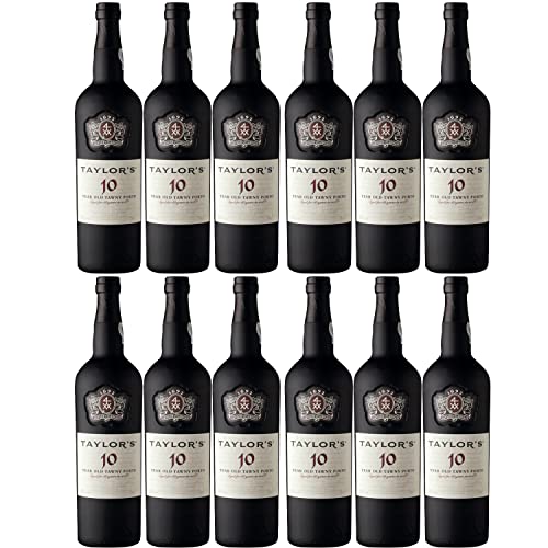 Taylor’s Port Tawny 10 Years Old Portwein süß rot Portugal I Visando Paket (12 Flaschen) von Taylor’s Port