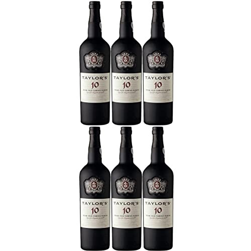 Taylor’s Port Tawny 10 Years Old Portwein süß rot Portugal I Visando Paket (6 Flaschen) von Taylor’s Port