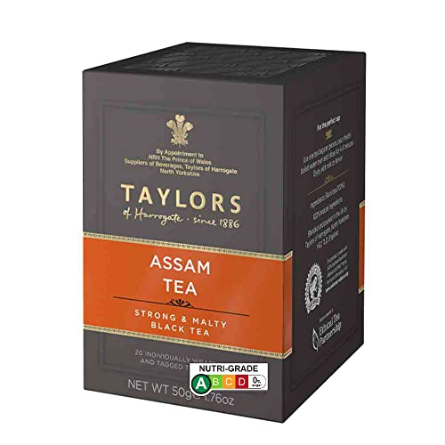 Taylor´s of Harrogate Pure Assam Tea - 20 Wrapped Tea Bags (50g) von TAYLORS OF HARROGATE