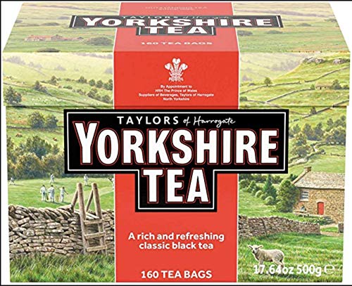 Taylor's Yorkshire Harrogate Teebeutel, 160 Stück, 2 Stück von TAYLORS OF HARROGATE