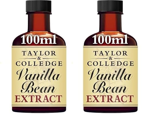 Taylor & Colledge Vanilla Bean Extract, Fairtrade Organic, 100ml (Packung mit 2) von Taylor & Colledge