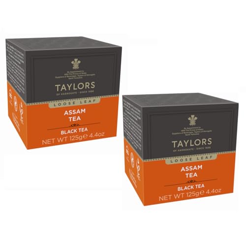 Taylors | Assam Schwarzteeblatt Intensiver Malzgeschmack | Assam-Schwarztee, reichhaltig, erfrischend, entwässernd – 2 Packungen | Assam-Teeblatt nachfüllen Taylors | Assam Schwarzteeblatt Intensiver Malzgeschmack | Assam-Schwarztee, reichhaltig, erfrischend, entwässernd – 2 Packungen | Assam-Teeblatt nachfüllen von Taylors