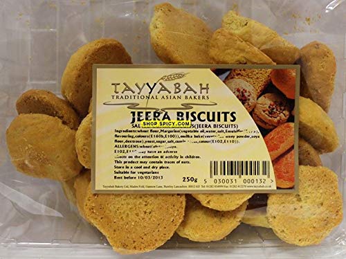 Tayyabah Jeera Blätterteig-Biskuits - 250g - 2er-Packung von Tayyabah