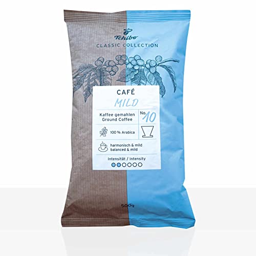 Tchibo Cafe Classic Mild - 16 x 500g Kaffee gemahlen, Filterkaffee von Tchibo