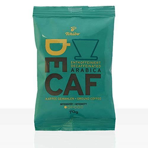 Tchibo Cafe Decaf Mahlkaffee entkoffeiniert - 75 x 70g Kaffee gemahlen, koffeinfreier Filterkaffee von Tchibo