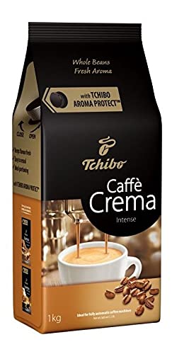 Tchibo Caffé Crema Intense Bohnenkaffee 1kg, 100% Arabika, mittelgebrannt, geringer Koffeingehalt von Tchibo
