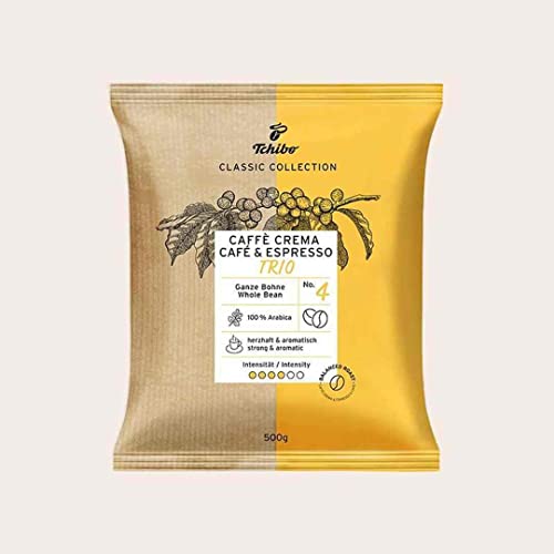 Tchibo Caffe Crema & Espresso Trio 500g Kaffeebohnen Tchibo Caffe Crema & Espresso Trio 500g Kaffeebohnen von Tchibo